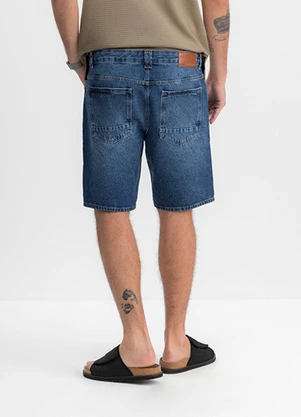 Essendi - Bermuda Jeans Masculina Azul - ESSENDI