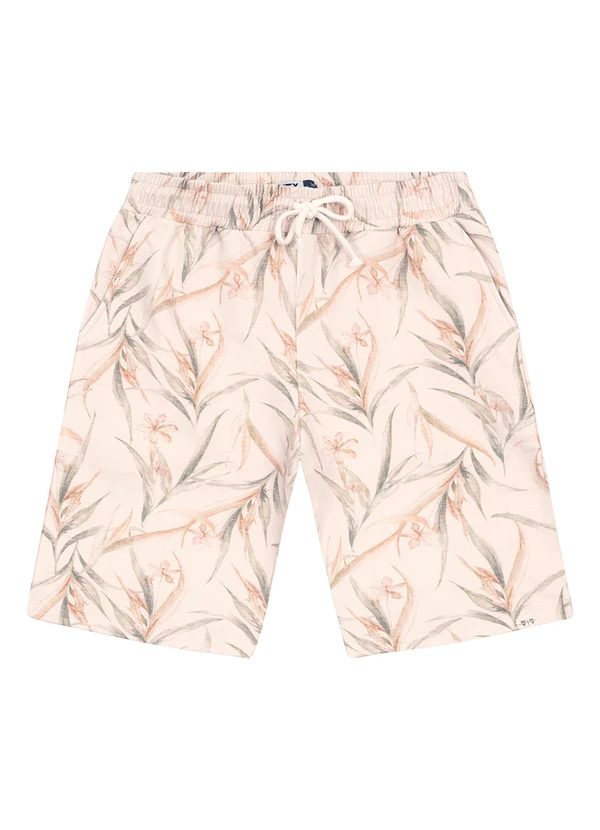 Minty - Bermuda Juvenil Masculina em Molecotton Bege 3