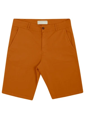 Biogás - Bermuda Lavanderia Sarja com Elastano Marrom - BIOGÁS