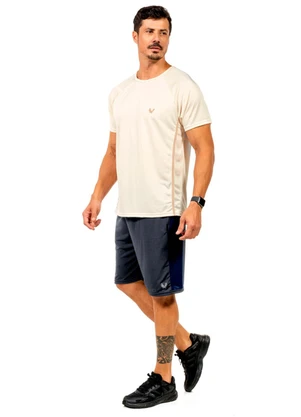 Decoy - Bermuda Leve Estampada Masculina Cinza - DECOY