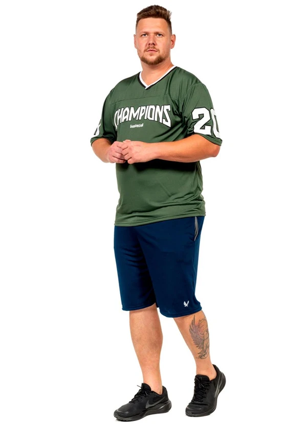 Decoy - Bermuda Leve MasculinaAzul 2