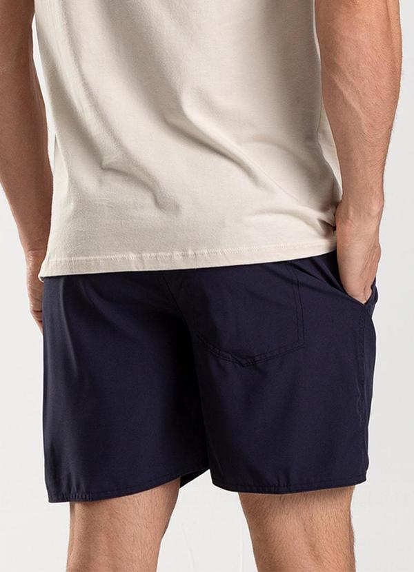 Rovitex - Bermuda Lisa de Microfibra Long Bong Azul 2