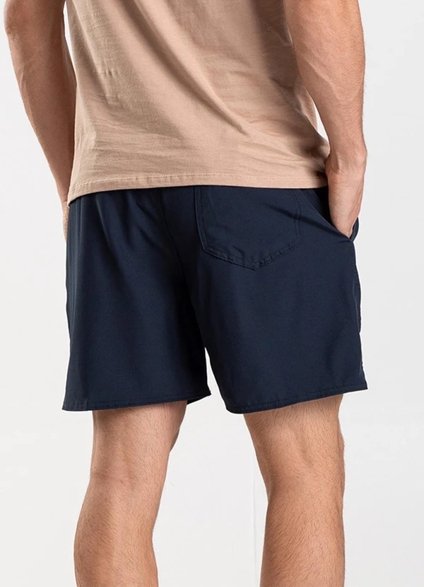 Rovitex - Bermuda Lisa de Microfibra Long Bong Azul 2