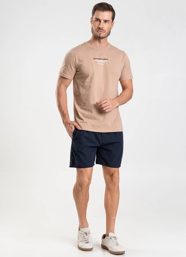 Rovitex - Bermuda Lisa de Microfibra Long Bong Azul 3