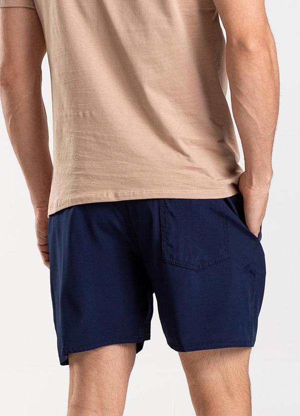 Rovitex - Bermuda Lisa de Microfibra Long Bong Azul 2