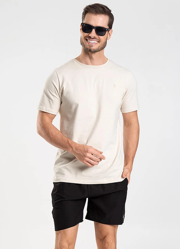 Rovitex - Bermuda Lisa de Microfibra Long Bong Preto 5