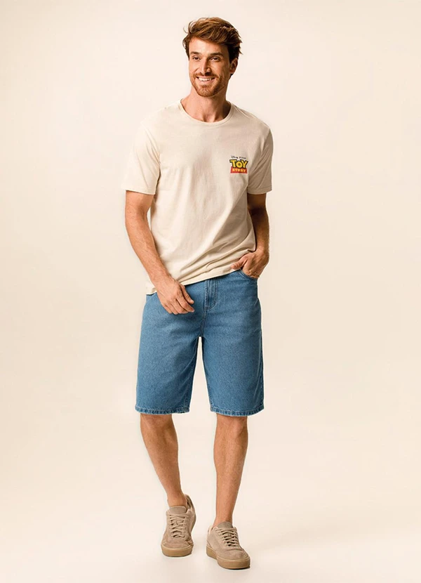 Malwee - Bermuda Loose Fit Azul