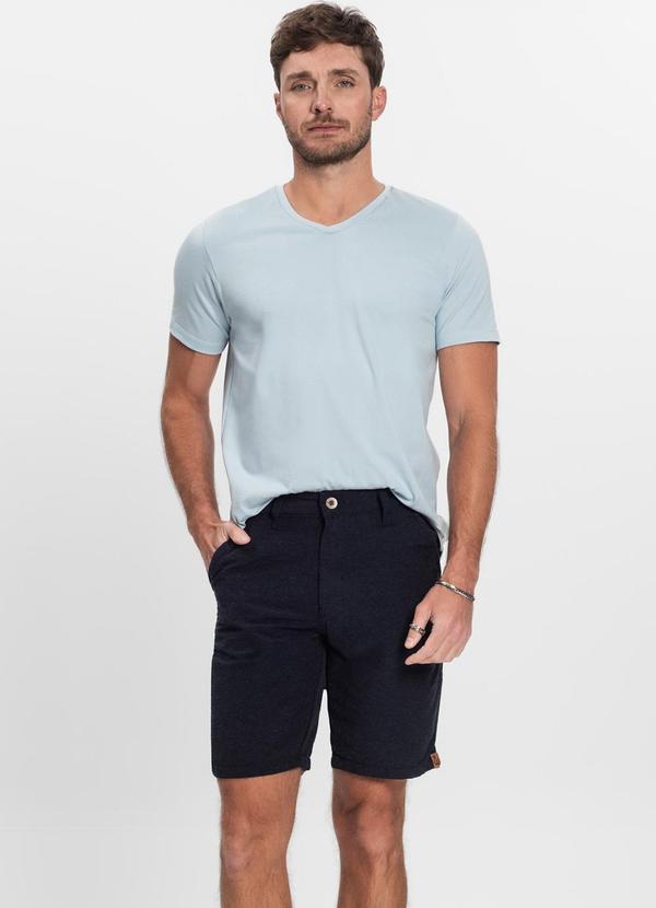 Rovitex - Bermuda Maculina Sarja com Bolsos Shift Preto 3