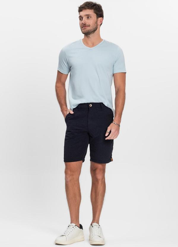 Rovitex - Bermuda Maculina Sarja com Bolsos Shift Preto 5