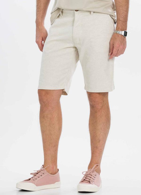 Rafree - Bermuda Masc de Linho Linho