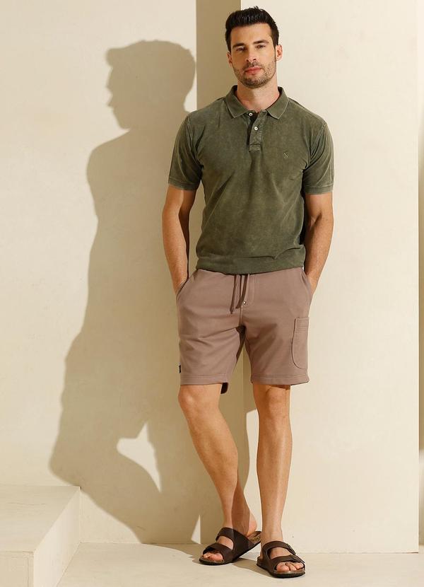 Rafree - Bermuda Masc Diagonal Avelã 4