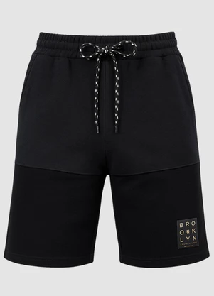Yends Fashion - Bermuda Masc Gorgurinho 2 Bolsos  Preto - YENDS FASHION
