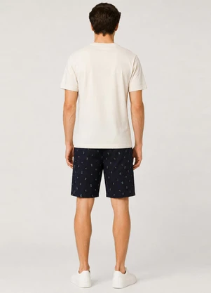 Select - Bermuda Masculina Básica Azul - SELECT