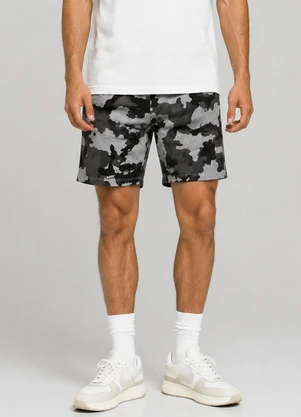 Select - Bermuda Masculina Básica Cinza - SELECT