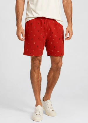 Select - Bermuda Masculina Básica Laranja - SELECT