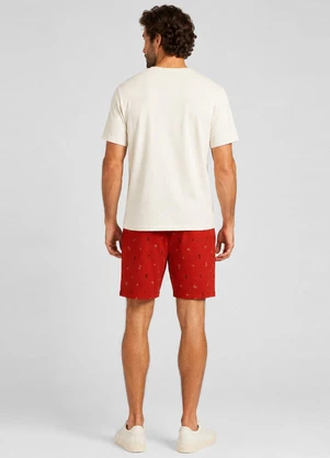 Select - Bermuda Masculina Básica Laranja - SELECT