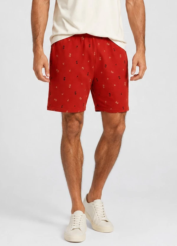 Select - Bermuda Masculina Básica Laranja