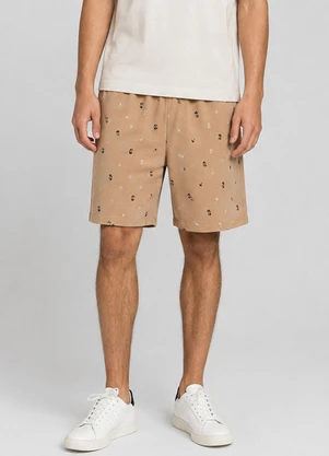 Select - Bermuda Masculina Básica Marrom - SELECT