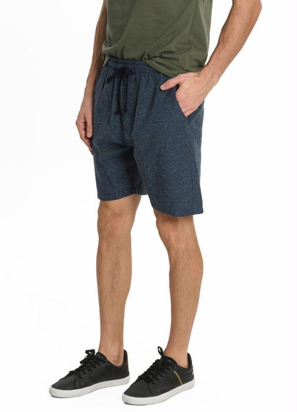 Rovitex - Bermuda Masculina Cadarço Azul