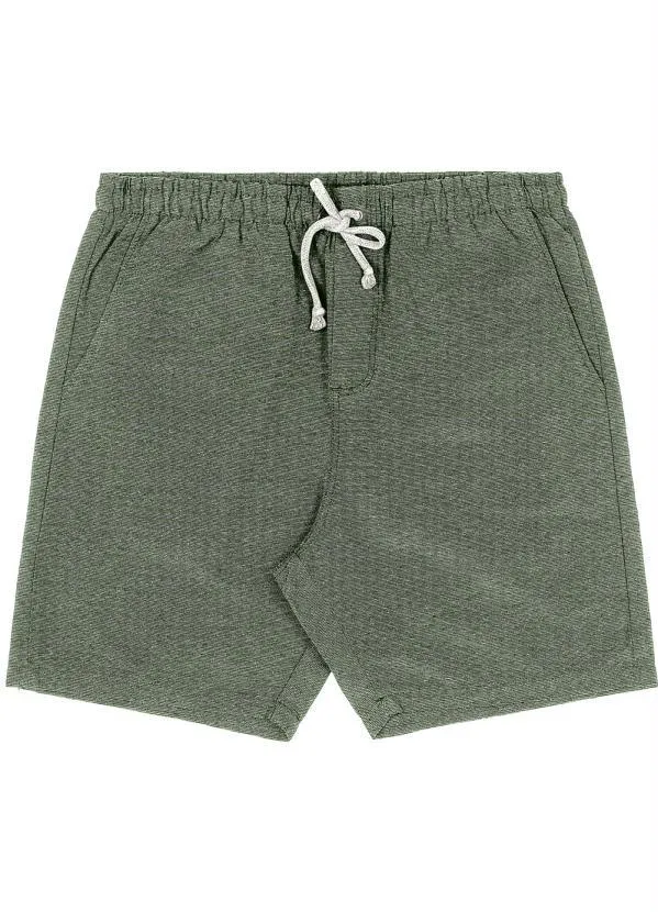 Rovitex - Bermuda Masculina Cadarço Verde