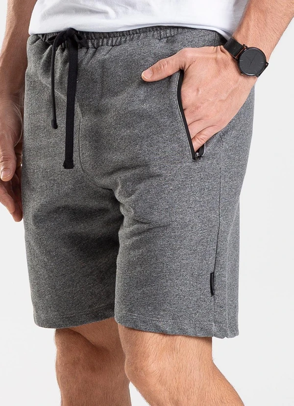 Diametro - Bermuda Masculina Cinza