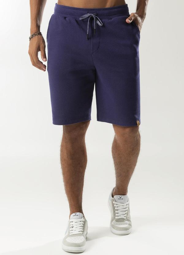 Exco - Bermuda Masculina com Bolso Trazeiro Azul