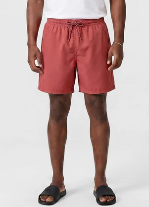 Rovitex - Bermuda Masculina com Bolsos de Tactel Laranja - ROVITEX