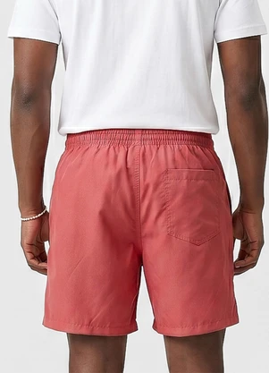 Rovitex - Bermuda Masculina com Bolsos de Tactel Laranja - ROVITEX