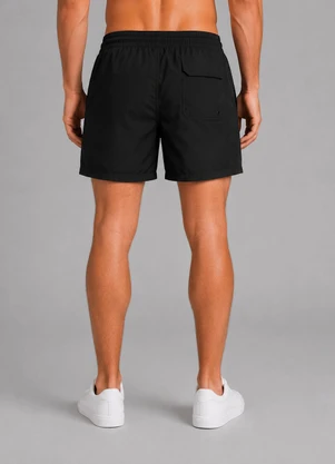 Select - Bermuda Masculina com Bolsos de Tactel Preto - SELECT