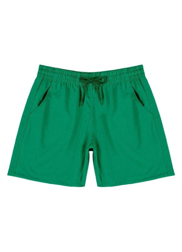 Select - Bermuda Masculina com Bolsos de Tactel Verde