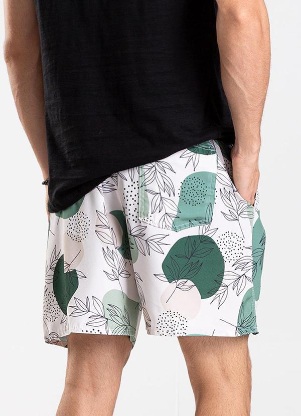 Rovitex - Bermuda Masculina de Microfibra Long Bong Verde 2