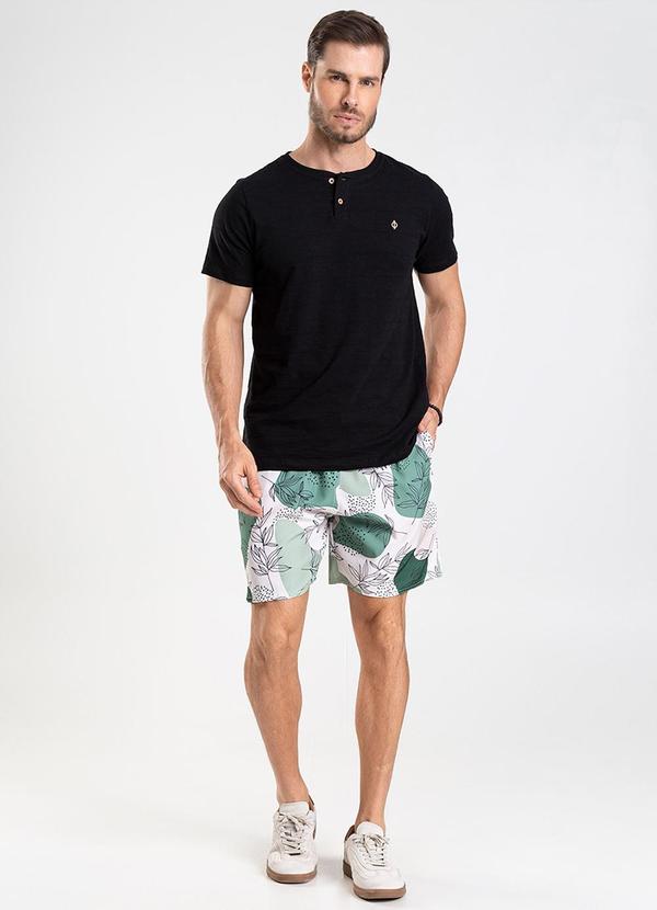 Rovitex - Bermuda Masculina de Microfibra Long Bong Verde 3