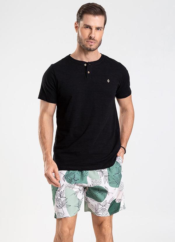 Rovitex - Bermuda Masculina de Microfibra Long Bong Verde 5