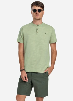 Diametro - Bermuda Masculina em Linho Verde - DIAMETRO