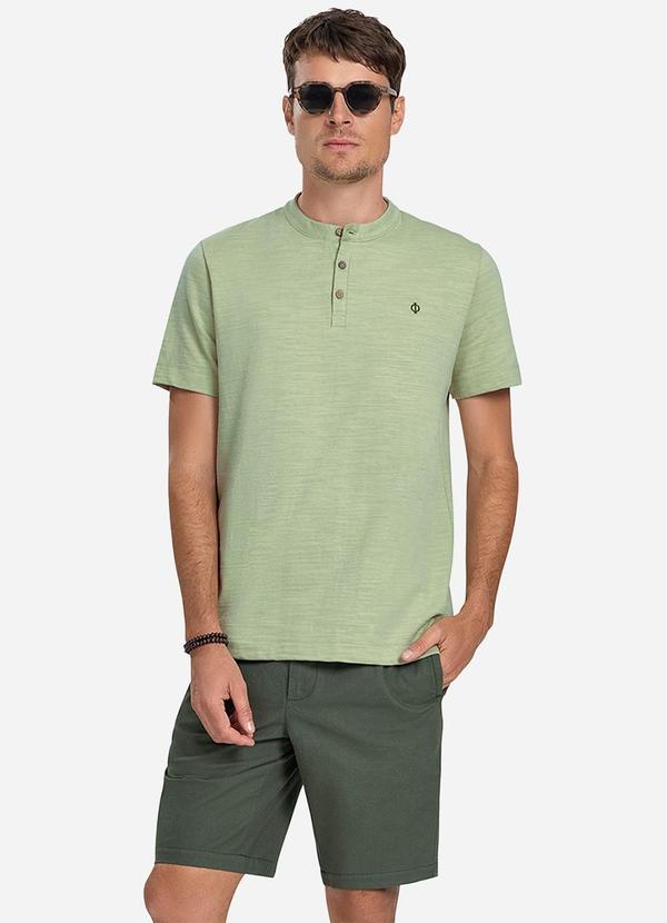 Diametro - Bermuda Masculina em Linho Verde 2