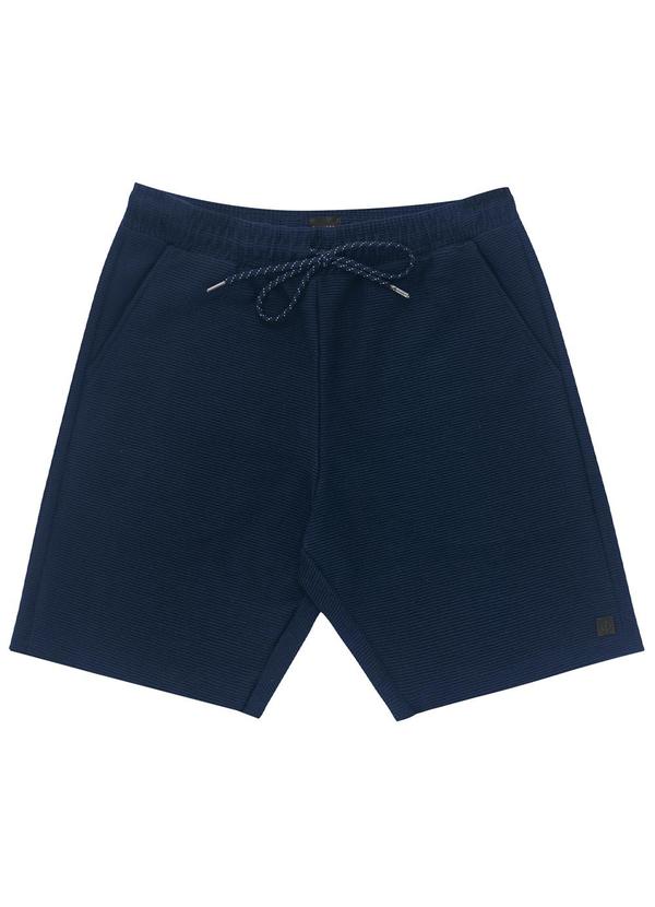 Diametro - Bermuda Masculina em Moletinho Azul