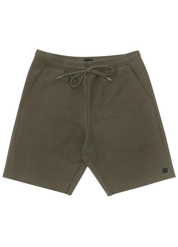 Diametro - Bermuda Masculina em Moletinho Verde