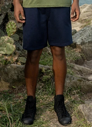 The Philippines - Bermuda Masculina em Moletom Azul - THE PHILIPPINES