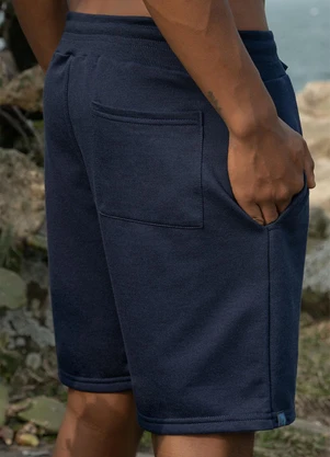 The Philippines - Bermuda Masculina em Moletom Azul - THE PHILIPPINES