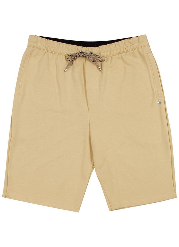 Exco - Bermuda Masculina em Moletom Bege 4