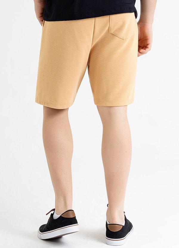 Just Basic - Bermuda Masculina em Moletom Gorgurão Marrom 2