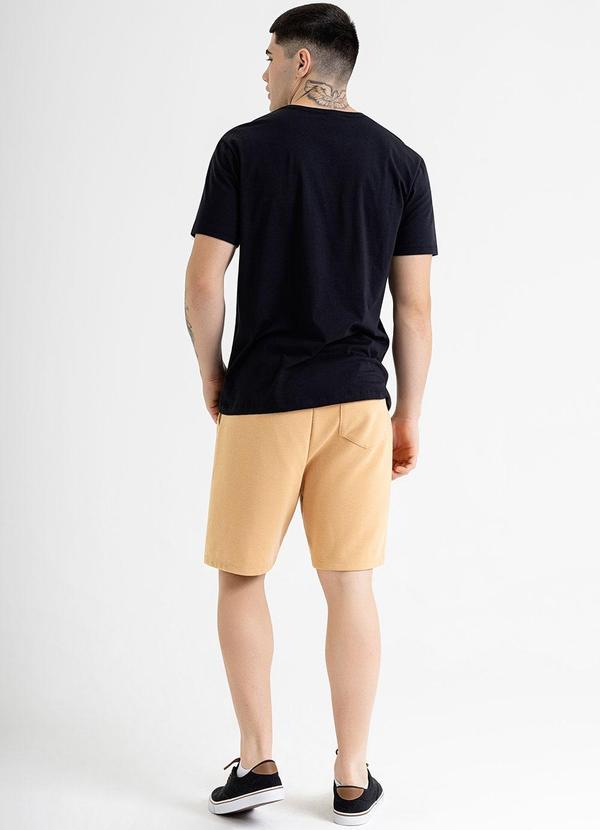 Just Basic - Bermuda Masculina em Moletom Gorgurão Marrom 4