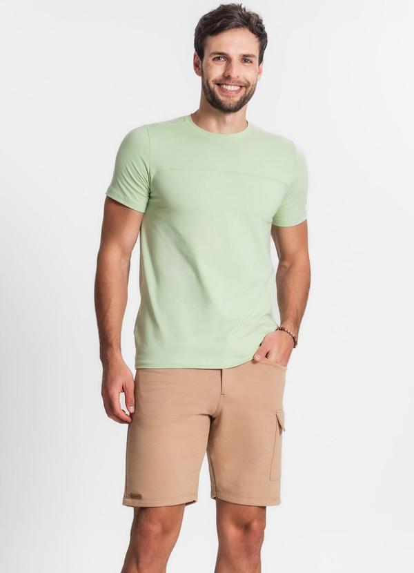 Diametro - Bermuda Masculina em Moletom Marrom 3