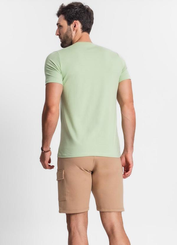 Diametro - Bermuda Masculina em Moletom Marrom 4