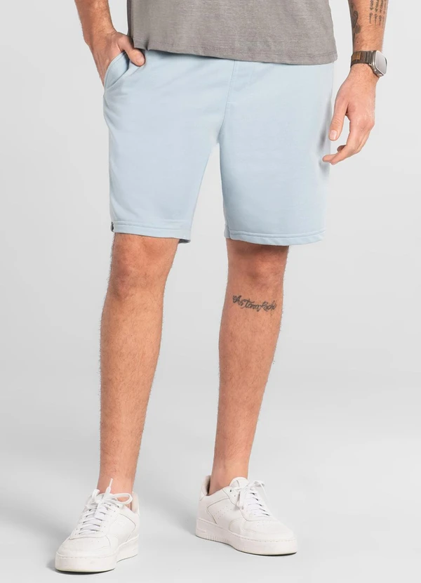 The Philippines - Bermuda Masculina em Moletom Azul