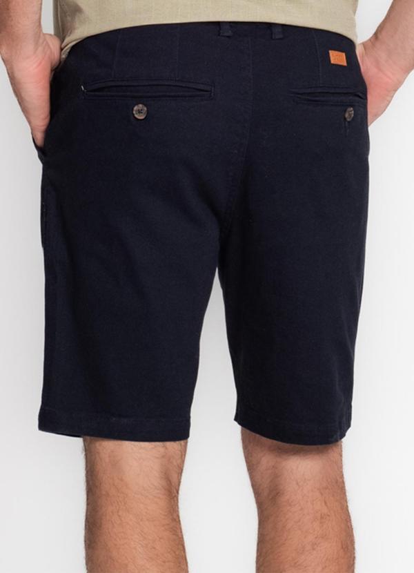 Diametro - Bermuda Masculina em Sarja Azul 2