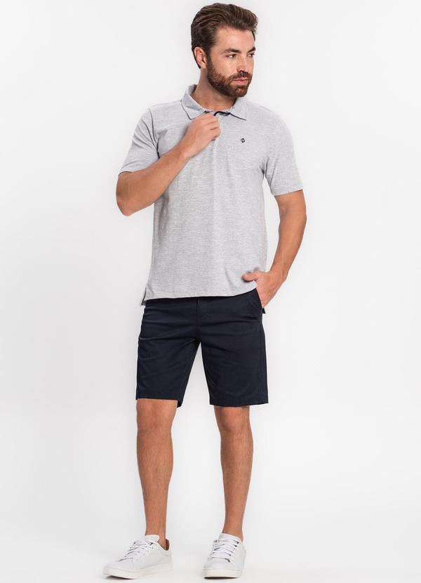 Diametro - Bermuda Masculina em Sarja Azul 3