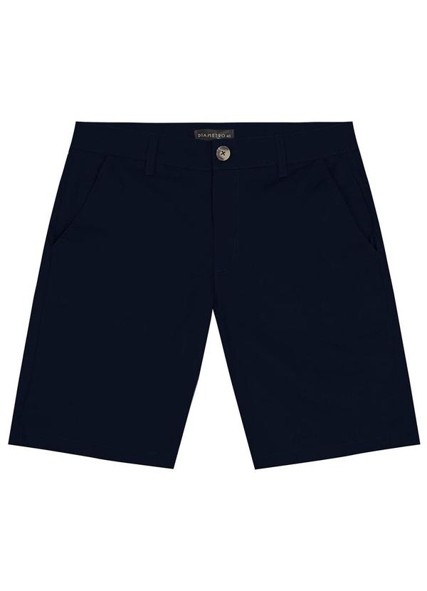 Diametro - Bermuda Masculina em Sarja Azul 4