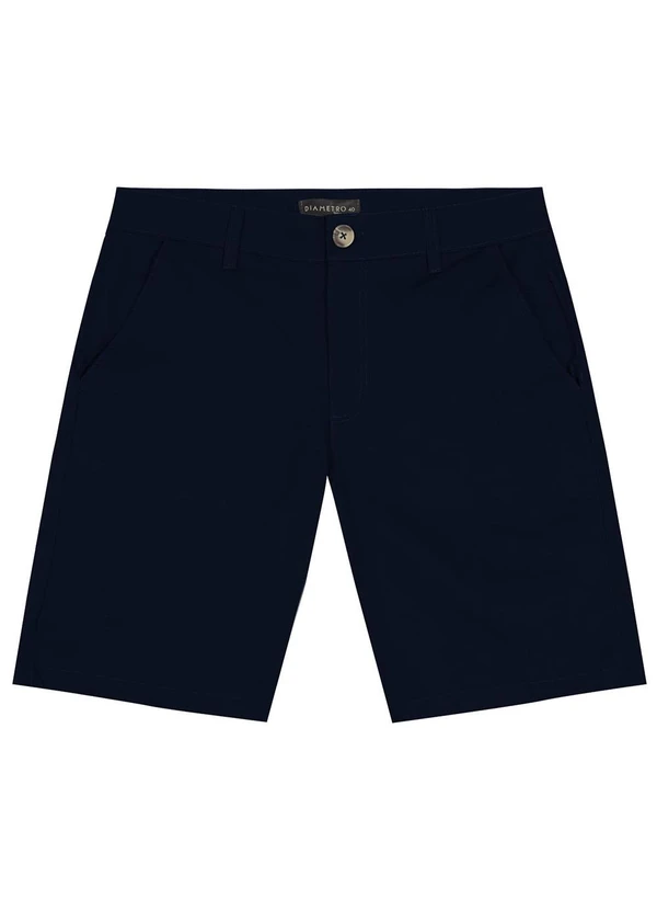 Diametro - Bermuda Masculina em Sarja Azul 4