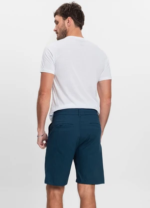 Diametro - Bermuda Masculina em Sarja Azul - DIAMETRO